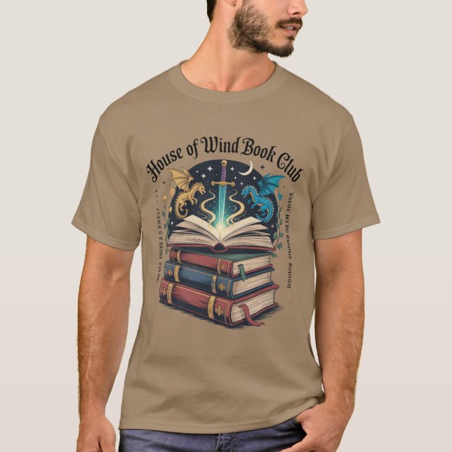 HOUSE OF WIND – BOOK CLUB T-Shirt (Front)