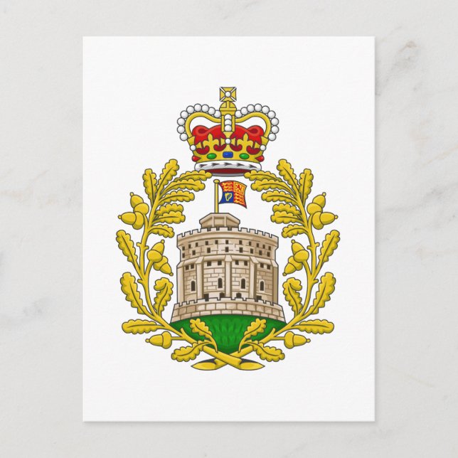 House of Windsor Royal Coat of Arms Postcard (Front)