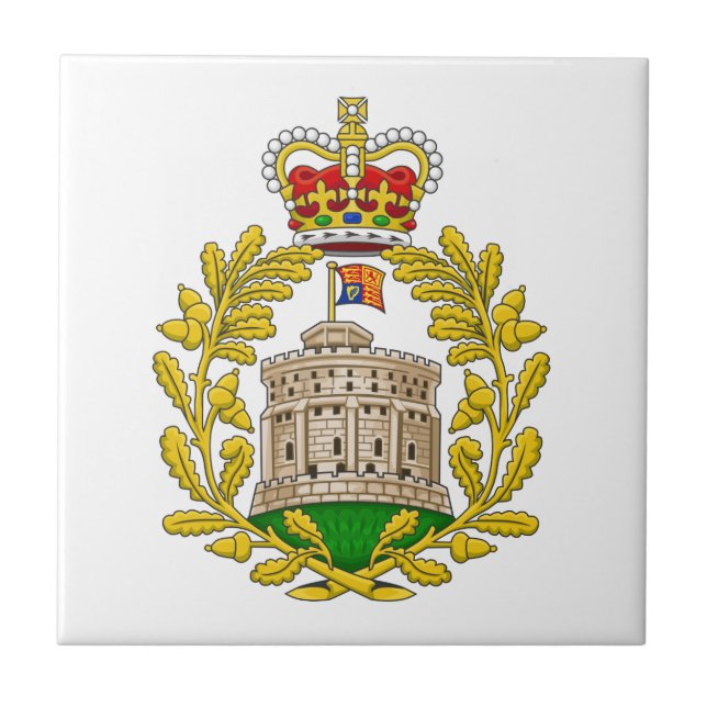 House of Windsor Royal Coat of Arms Tile (Front)