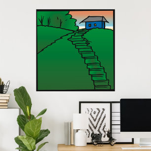 House On A Green Hill Poster