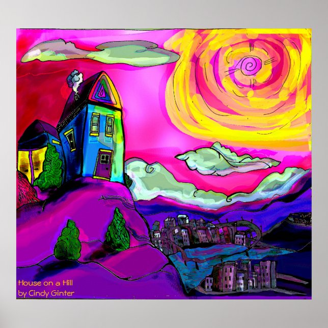 house on the hill poster (Front)
