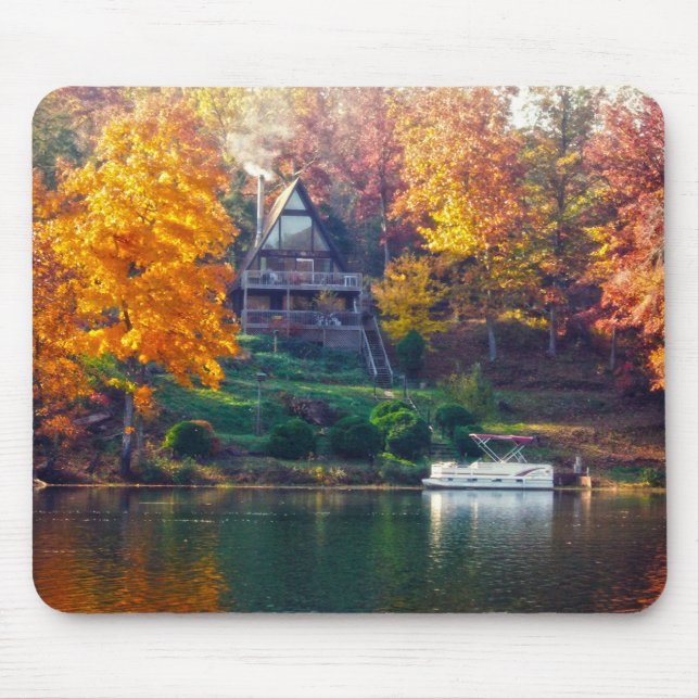 House on the Lake Mouse Pad (Front)