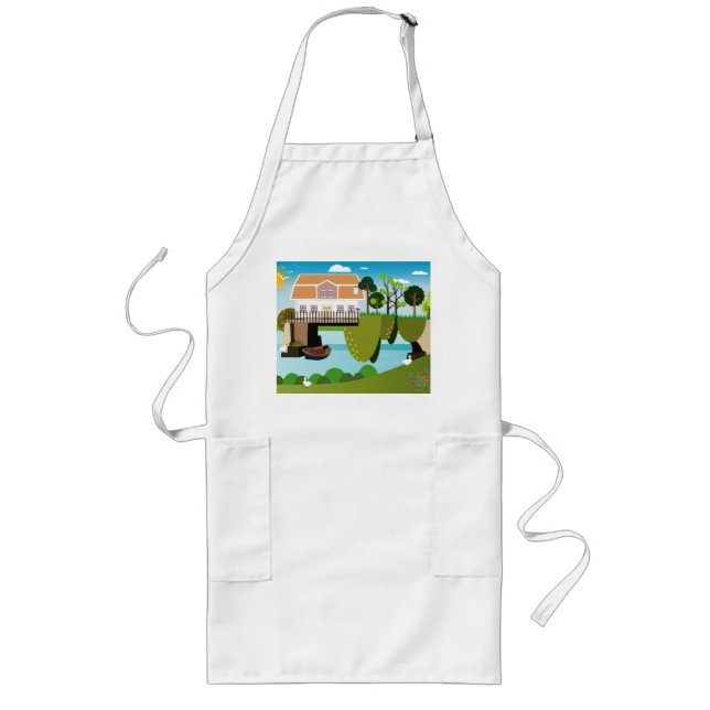 House over the water long apron (Front)