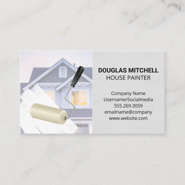 House Painter Business Card (Front)