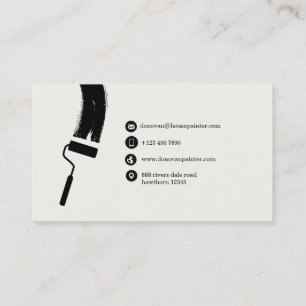 house painter business card / professional painter
