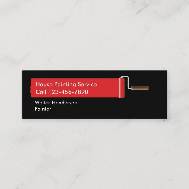 House Painter Business Cards (Front)