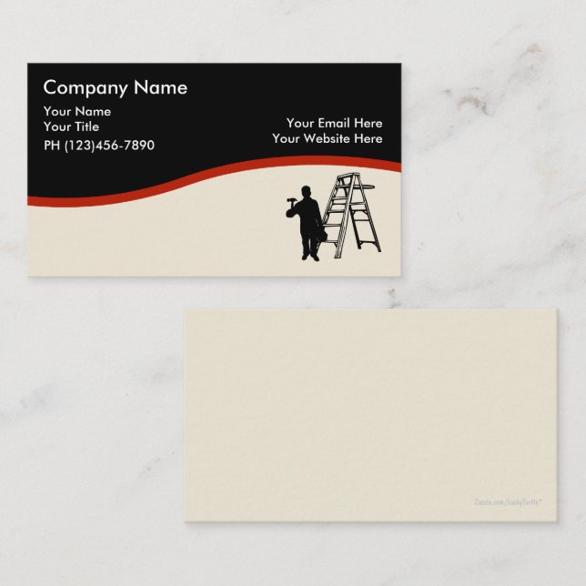 House Painter Design Business Card (Front/Back)