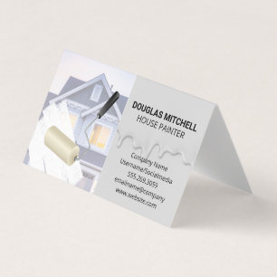 House Painter Dripping Paint Business Card