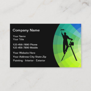 House Painter Modern Editable Business Cards