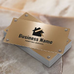 House Painter Modern Gold Painting Service Business Card<br><div class="desc">House Painter Modern Gold Painting Service Business Card.</div>