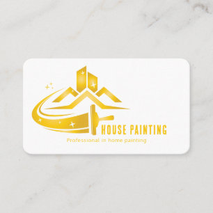 House painting business card