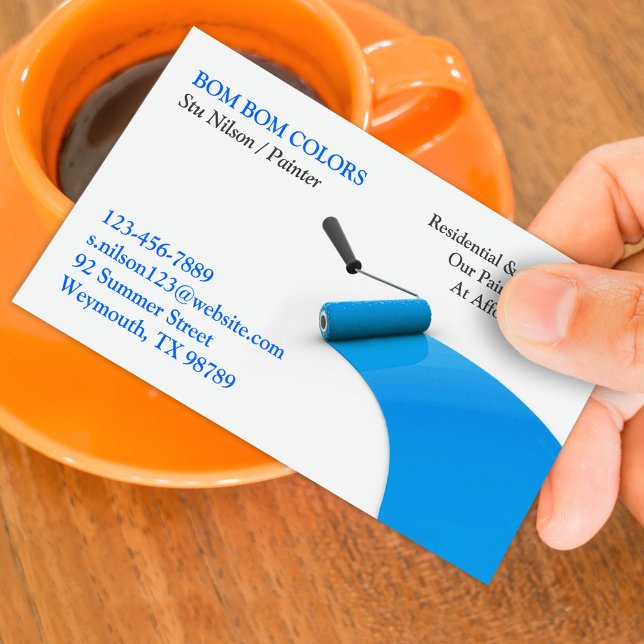 House Painting Business Card Template (Creator Uploaded)
