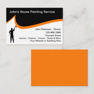 House Painting Modern Business Card Template