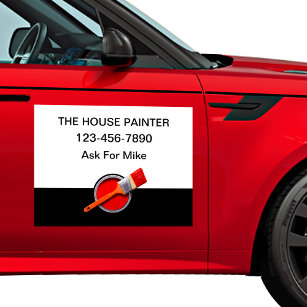 House Painting Service Mobile Car Magnets
