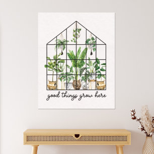 House Plant Good Quote  Canvas Print