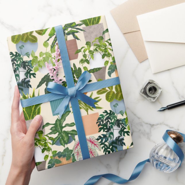House Plants Wrapping Paper (Gifting)