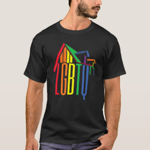 House Pride Lgbtq Rainbow Transgender Bisexual Lov T-Shirt