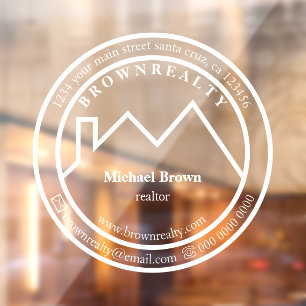 House Roof Real Estate Agent Logo