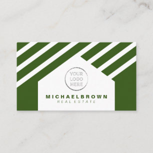 House Roof Real Estate Qr Code Business Card