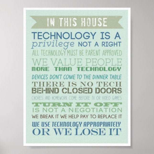 house rules: tech poster (Front)