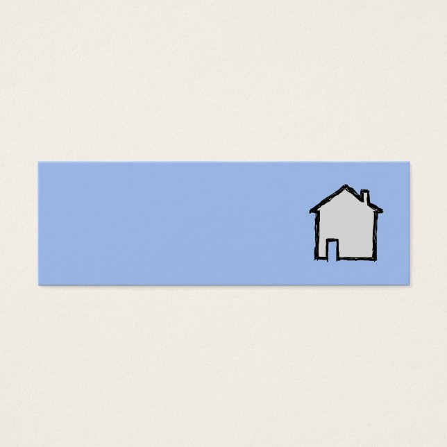House Sketch. Black and Blue. (Front)
