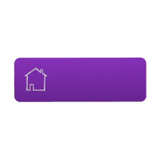 House Sketch. Grey and Purple.