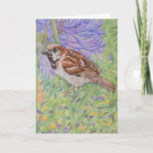 House Sparrow Card