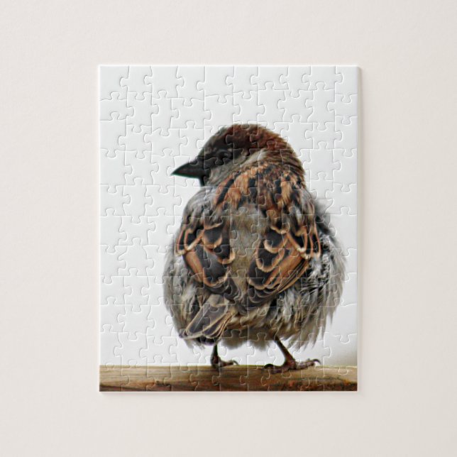 House sparrow jigsaw puzzle (Vertical)