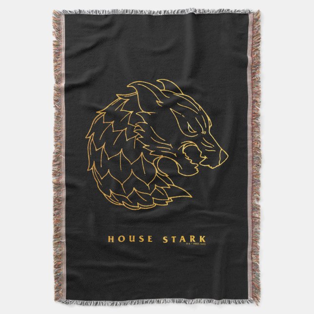House Stark Icon Throw Blanket (Front Vertical)