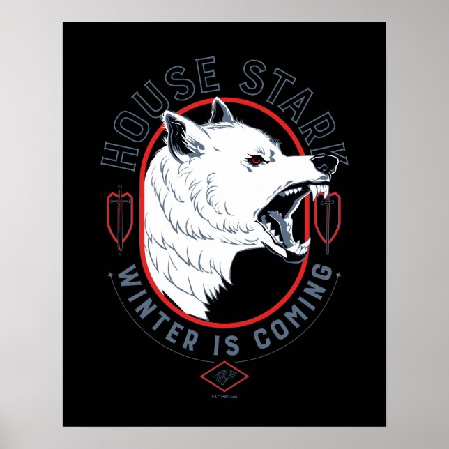 House Stark - Winter Is Coming Poster (Front)