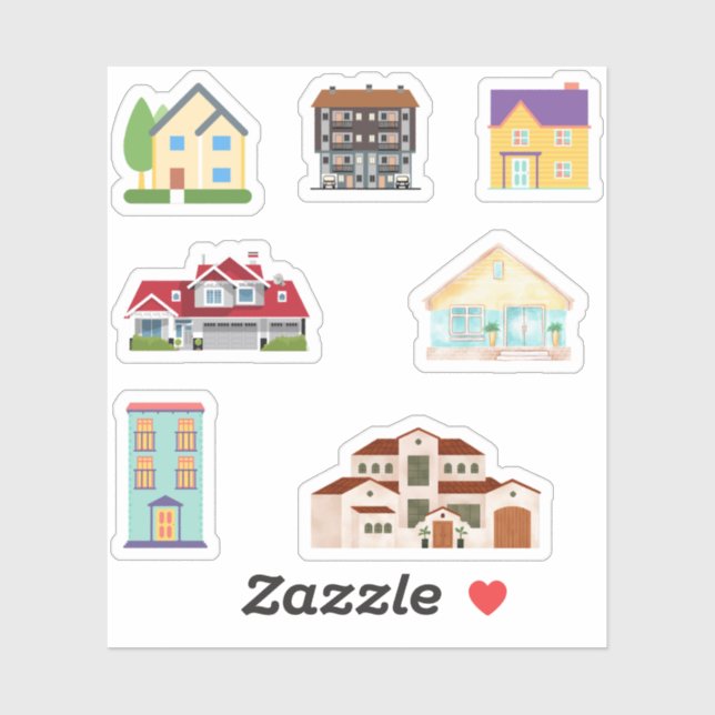 House Stickers (Sheet)