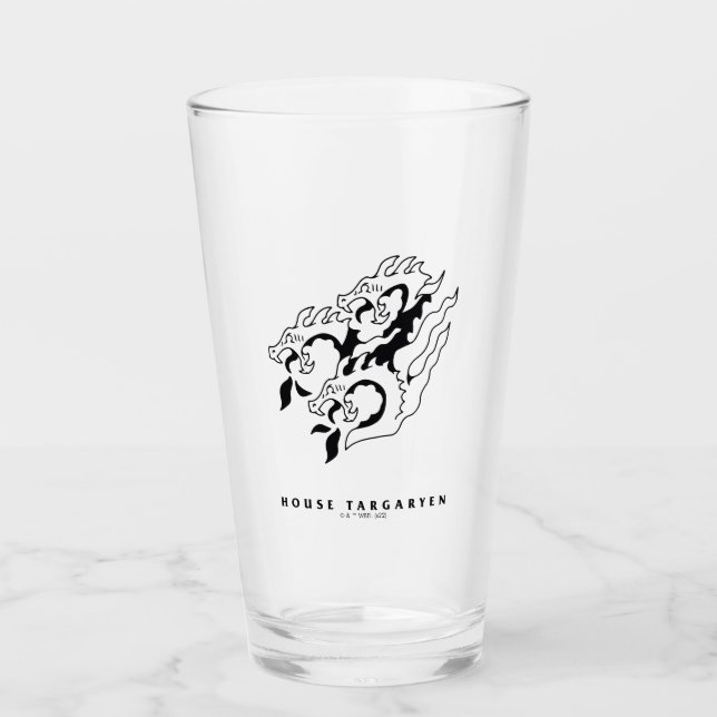 House Targaryen Icon Glass (Front)