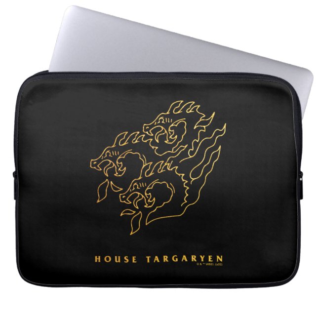 House Targaryen Icon Laptop Sleeve (Front)