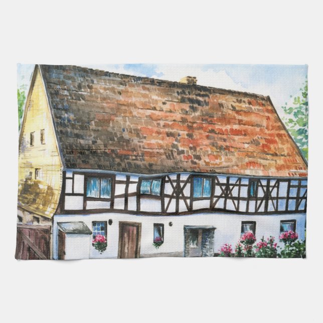 House Tea Towel (Horizontal)