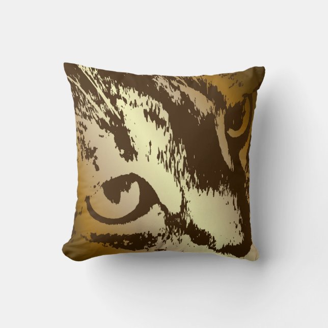 House Tiger Cushion (Front)