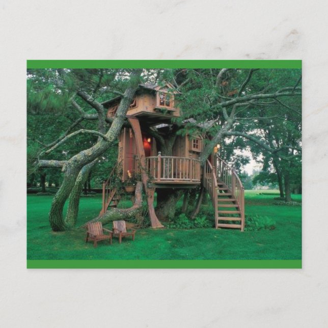 house tree postcard (Front)