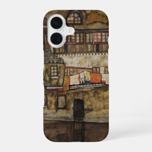 House Wall on River by Egon Schiele iPhone 16 Case