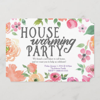 House Warming 5x7 Invitation (Home Sweet Home)