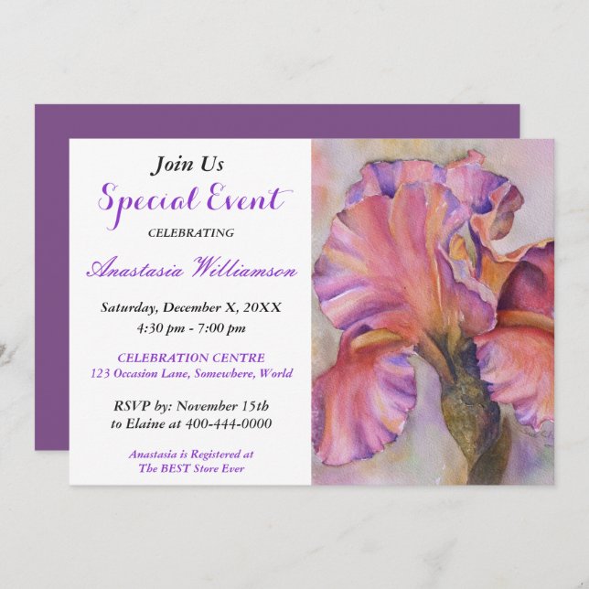 HOUSE WARMING PARTY EVENT INVITE (Front/Back)