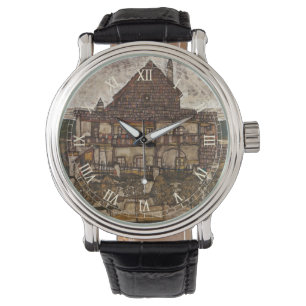 House with Shingle Roof by Egon Schiele Watch