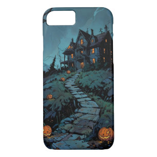 House with Treacherous Terrain and Porch Light Case-Mate iPhone Case