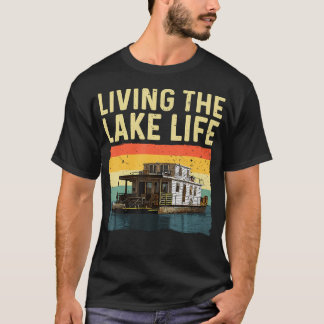 Houseboat Design For Men Women House Boat Captain  T-Shirt
