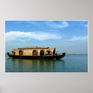 Houseboat in India Poster