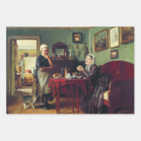 Household Conversation (by Konstantin Makovsky)