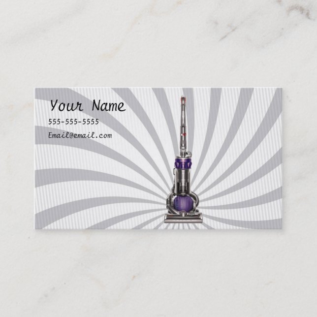 Household Services Business Card (Front)