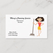 Housekeeper Business Card