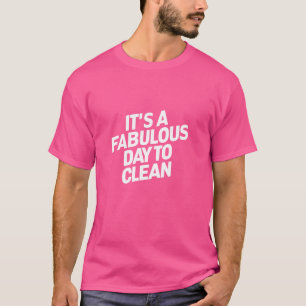 Housekeeper Funny Cleaner Cleaning Day Housekeepin T-Shirt
