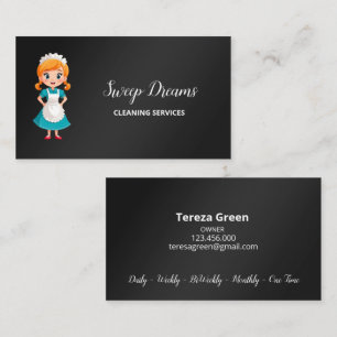 Housekeeper Housemaid Business Card