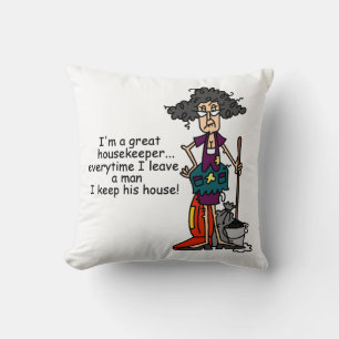 Housekeeper Humour Cushion