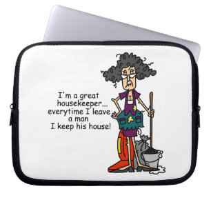 Housekeeper Humour Laptop Sleeve